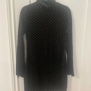 Long sleeve turtle neck dress